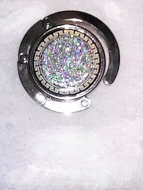 Sparkling Iridescent Handbag Holder Purse Hook
